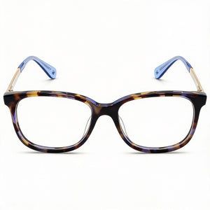 Kate Spade New York Natalia Rectangle Eyeglasses for Women — front view, Plastic