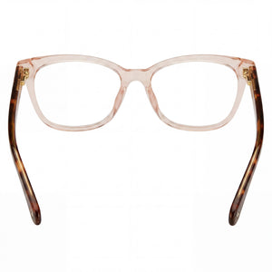 Kate Spade New York Ninna/G Square Eyeglasses Men — side view, Beige Plastic temples