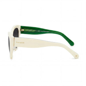 Kate Spade New York PAISLEIGH/S Cat Eye Sunglasses Women — side view, Non-Polarized Gray Shaded lens