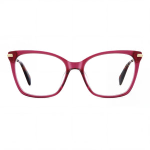 Kate Spade New York Cat Eye Eyeglasses for Women — front view, Stainless Steel