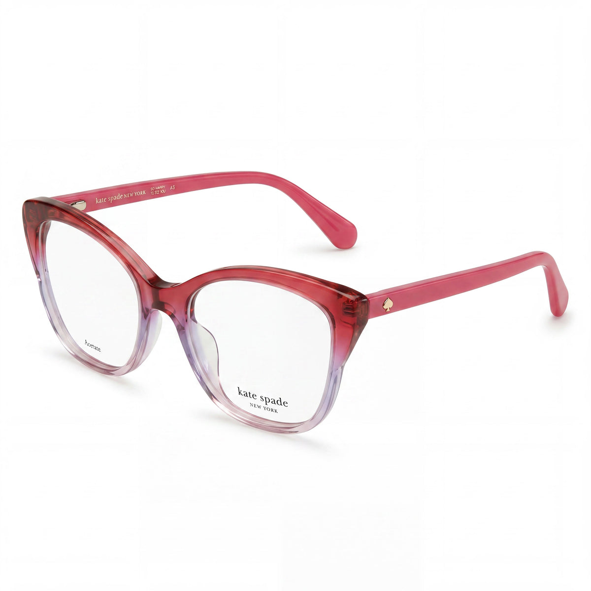 Gafas graduadas cuadradas Kate Spade New York azul verdoso para mujer, 51 mm, Photo 1