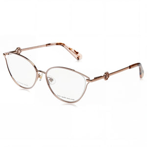 Kate Spade New York Scarletta / G Gold Cat Eye Eyeglasses for Women, Stainless Steel frame