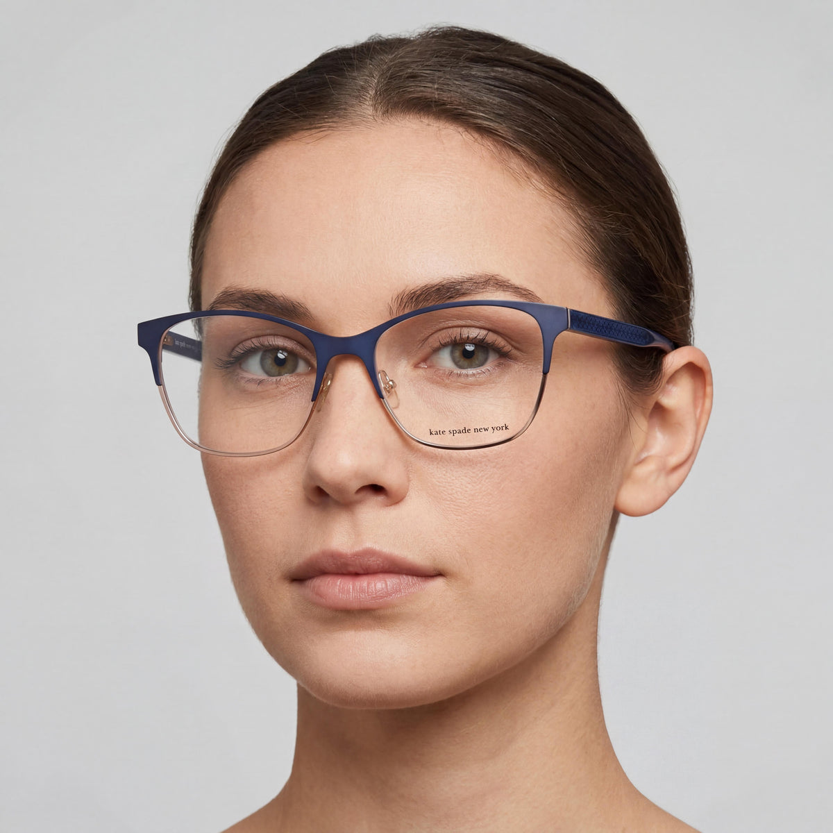 Gafas graduadas rectangulares Kate Spade New York Seline en azul para mujer, 53 mm, Photo 4