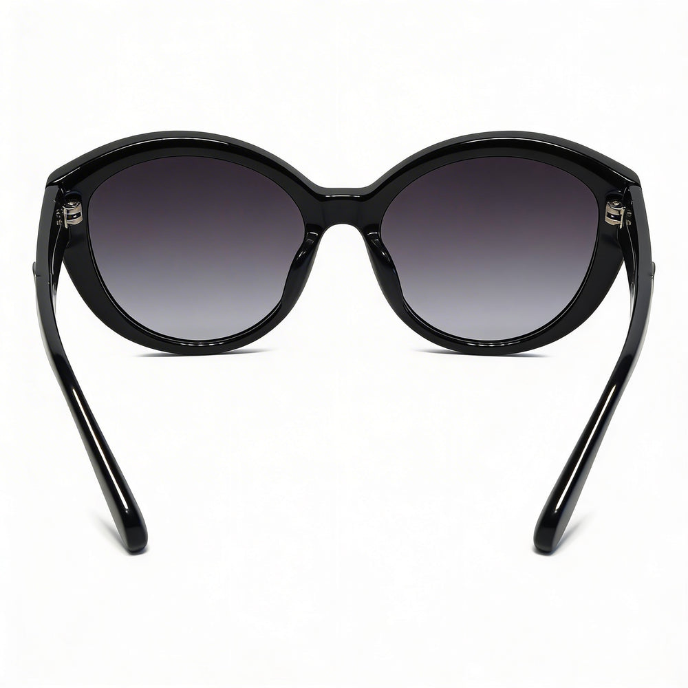 Kate Spade New York Sherrie 0D28 Cateye Sunglasses Women — side view, Black lens