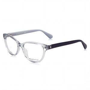 Kate Spade New York TAILYNN Transparent Cat Eye Eyeglasses for Women, Acetate frame