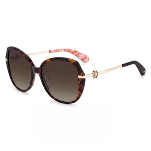 Kate Spade New York Taliyah/G/S Havana Oval Sunglasses for Women, Brown Gradient lens