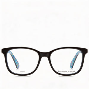 Kate Spade New York Talynn Square Eyeglasses Unisex — front view, Plastic