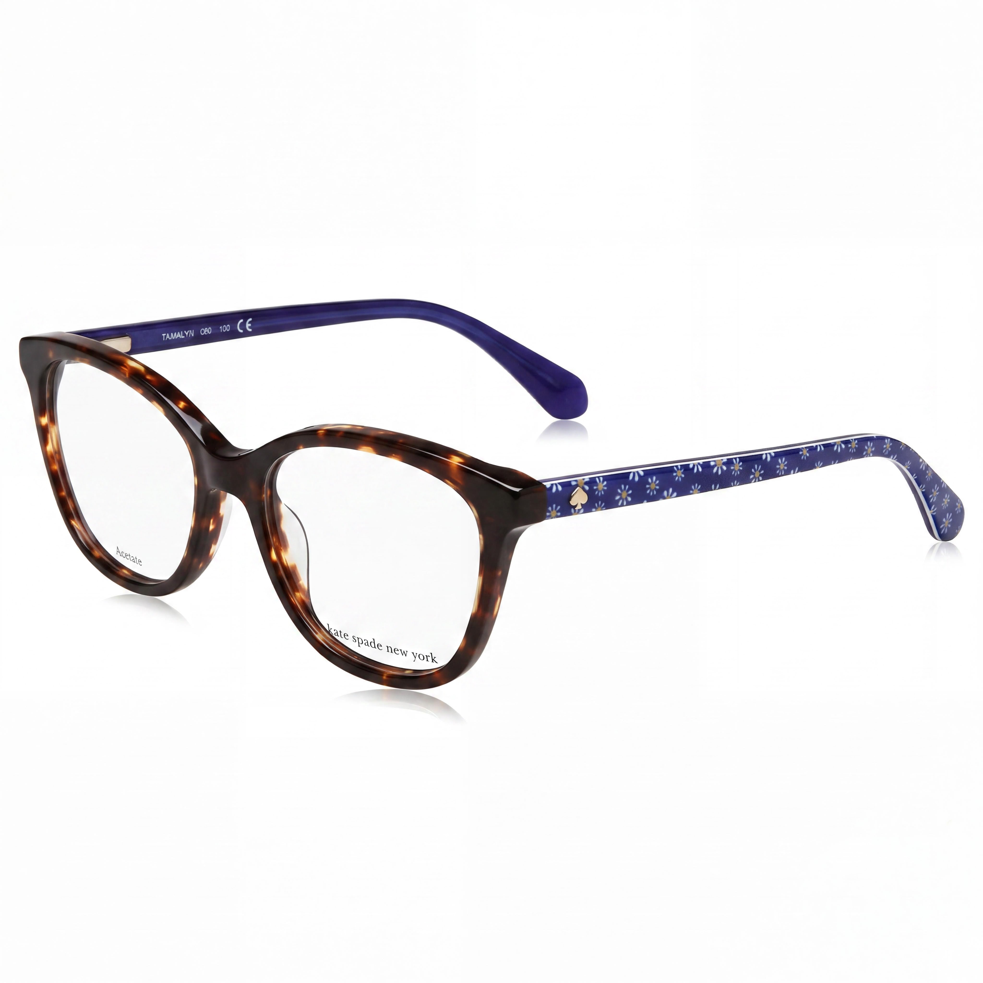 Gafas unisex cuadradas Tamalyn Havana de Kate Spade New York, Photo 1