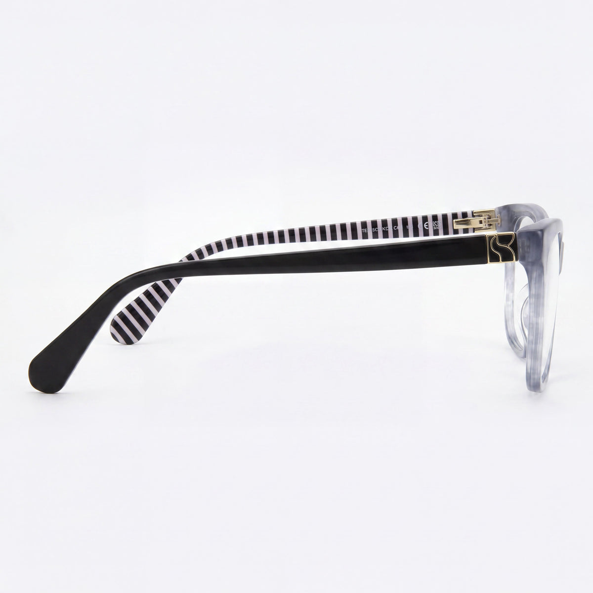 Gafas graduadas para mujer Kate Spade New York, modelo Temperance en color gris cuerno, Photo 3