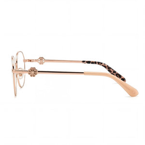 Kate Spade New York Trinity/f Round Eyeglasses for Women — front view, Titanium