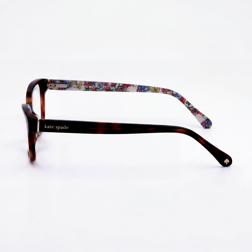 Kate Spade New York Violette H7P Square Eyeglasses for Women — front view, Acetate