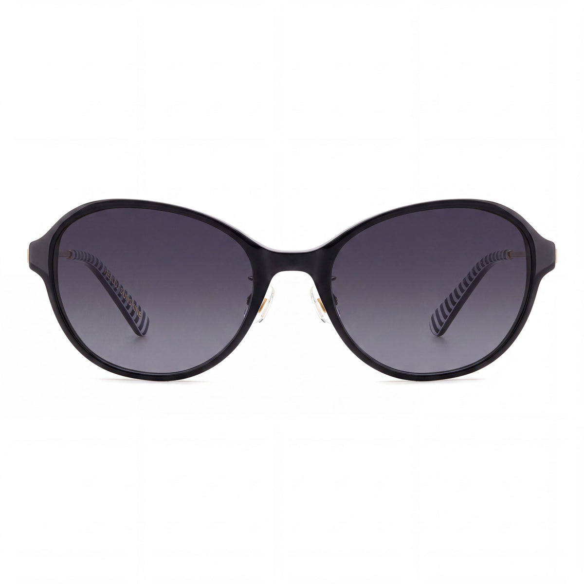 Kate Spade New York Vonnie/F/S Black Oval Sunglasses for Women, 56mm, Photo 2