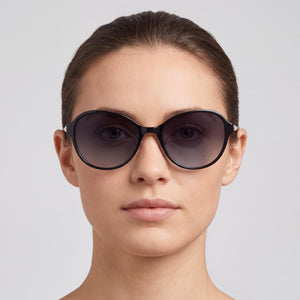 Kate Spade New York Vonnie/F/S Oval Sunglasses for Women — interior view, Non-Polarized lens detail