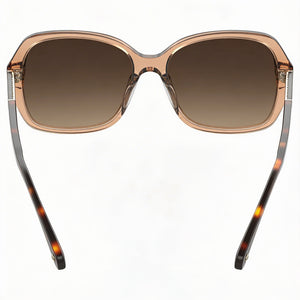 Kate Spade New York Yvette/S Oval Sunglasses Women — side view, Non-Polarized Brown Gradient lens