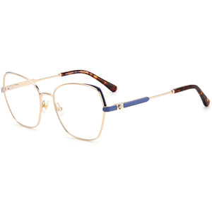 Kate Spade New York Zeena/g Gold Cat Eye Eyeglasses for Women, Acetate frame