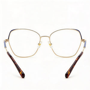 Kate Spade New York Zeena/G Round Eyeglasses for Women — interior view, Polycarbonate demo lenses