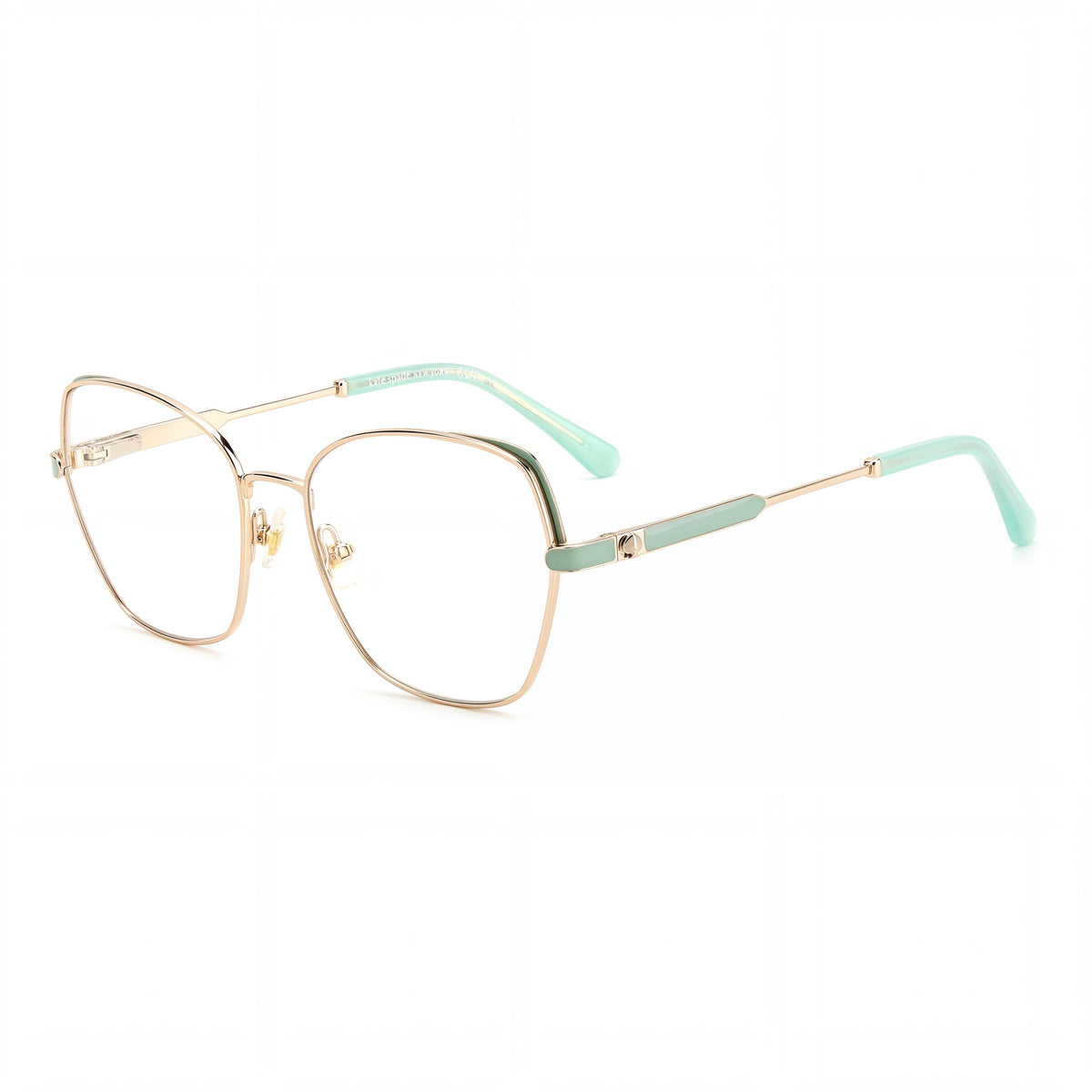 Gafas graduadas cuadradas Kate Spade New York Zeena/G Gold para mujer, 54 mm, Photo 1