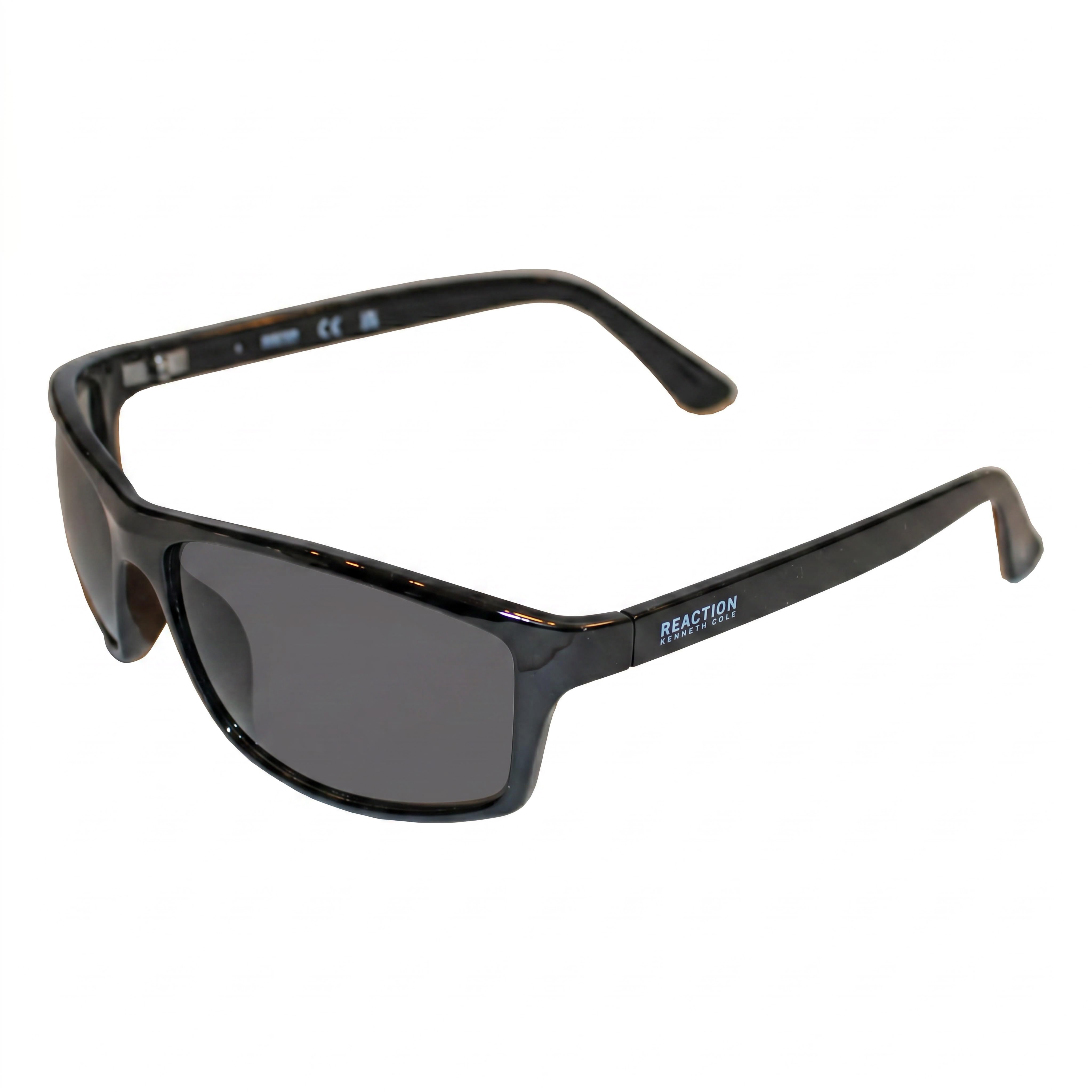 Gafas de sol rectangulares deportivas negras Kenneth Cole para hombre, 53 mm, Photo 1