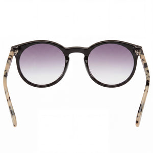 Kenneth Cole Round Sunglasses for Women — interior view, Non-Polarized lens detail