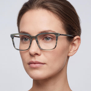 Kenneth Cole Kc0360 Rectangle Eyeglasses for Unisex — interior view, Polycarbonate demo lenses