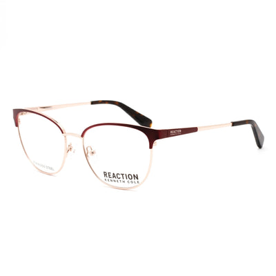 Kenneth Cole Kc0877 Red Cat Eye Eyeglasses for Men, Metal frame