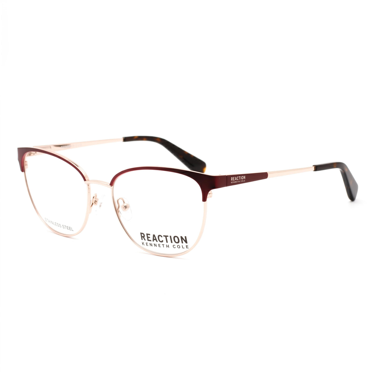 Kenneth Cole Kc0877 Red Cat Eye Eyeglasses for Men, Metal 53mm, Photo 1