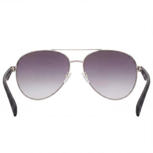 Kenneth Cole Kc1318 Aviator Sunglasses Women — side view, Non-Polarized Smoke lens
