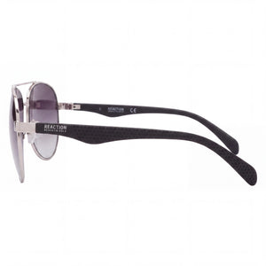 Kenneth Cole Kc1318 Aviator Sunglasses Women — side view, Non-Polarized Smoke lens