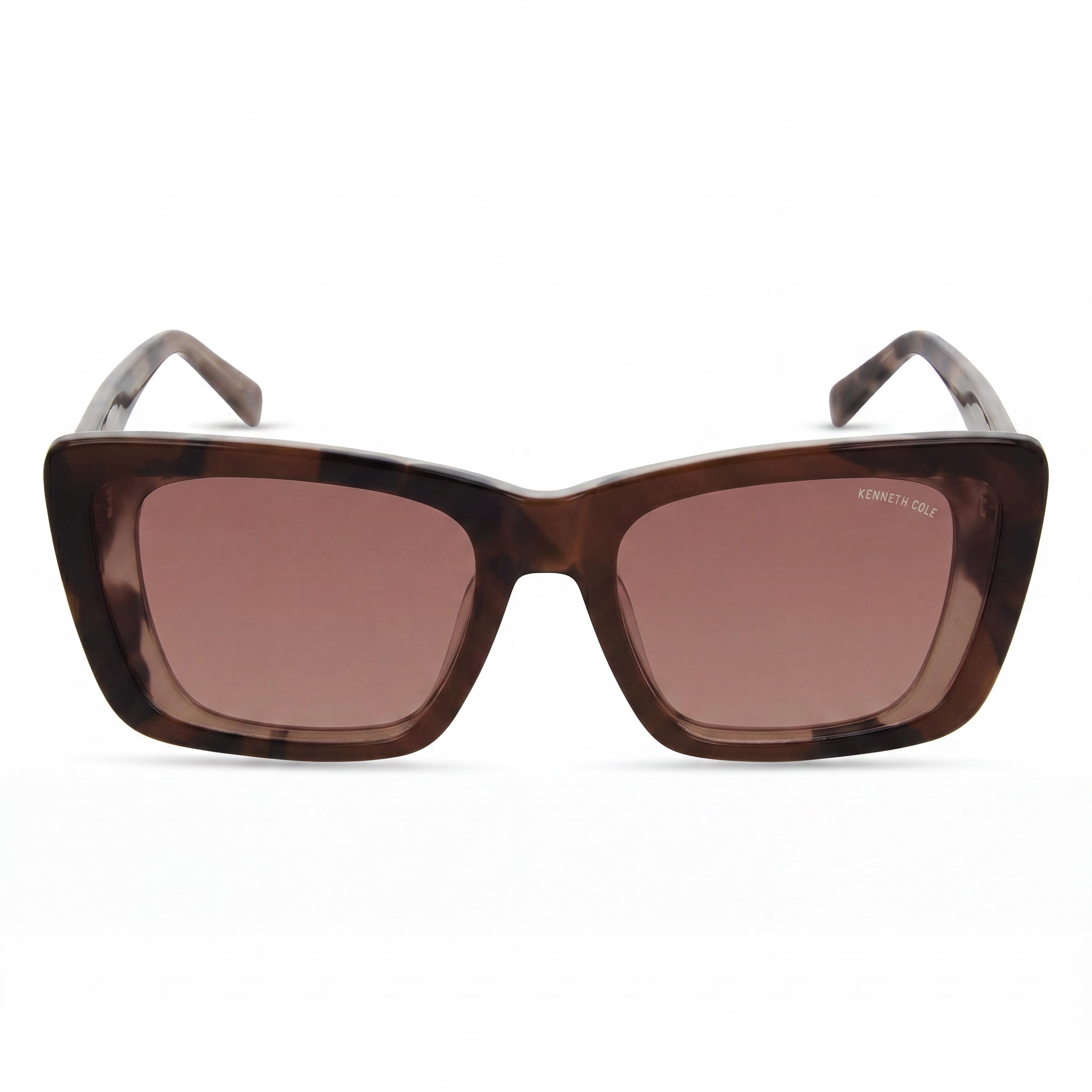 Kenneth Cole KC5145F Brown Rectangle Sunglasses for Women, 51mm, Photo 2