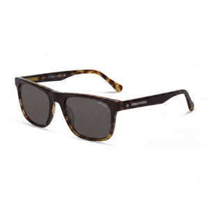 Kenneth Cole KC5605N Black Rectangle Sunglasses for Women, Green lens