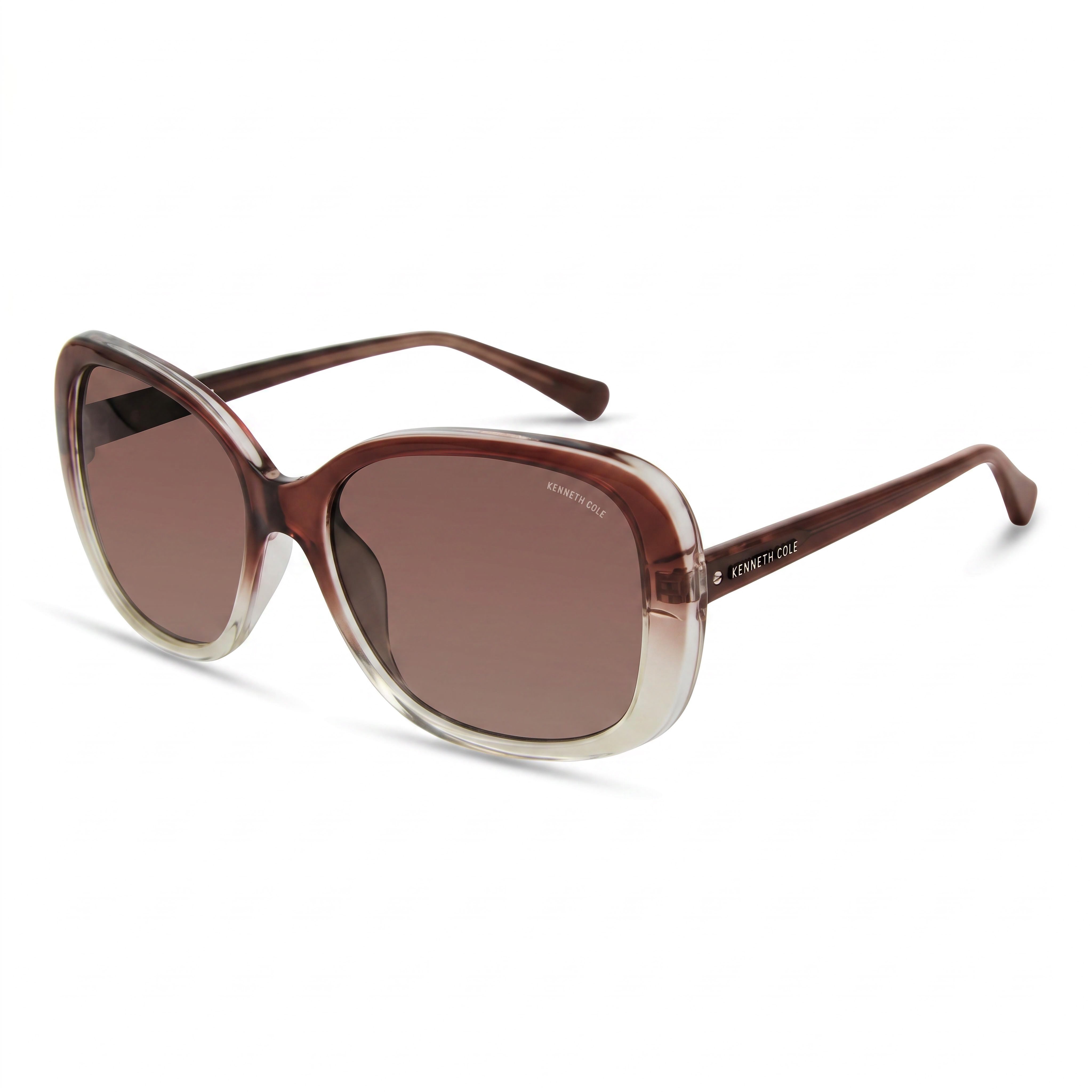 Kenneth Cole KC5745F Brown Brown Butterfly Sunglasses for Women, 57mm, Photo 1