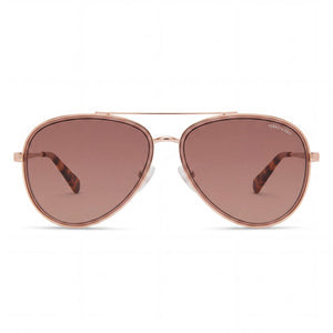 Kenneth Cole KC5828F Aviator Sunglasses for Women — front view, Metal frame