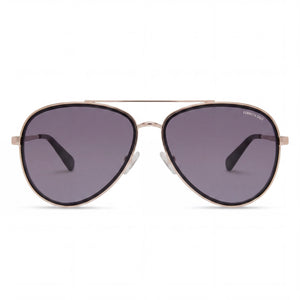 Kenneth Cole KC5832B Aviator Sunglasses for Women — front view, Metal frame