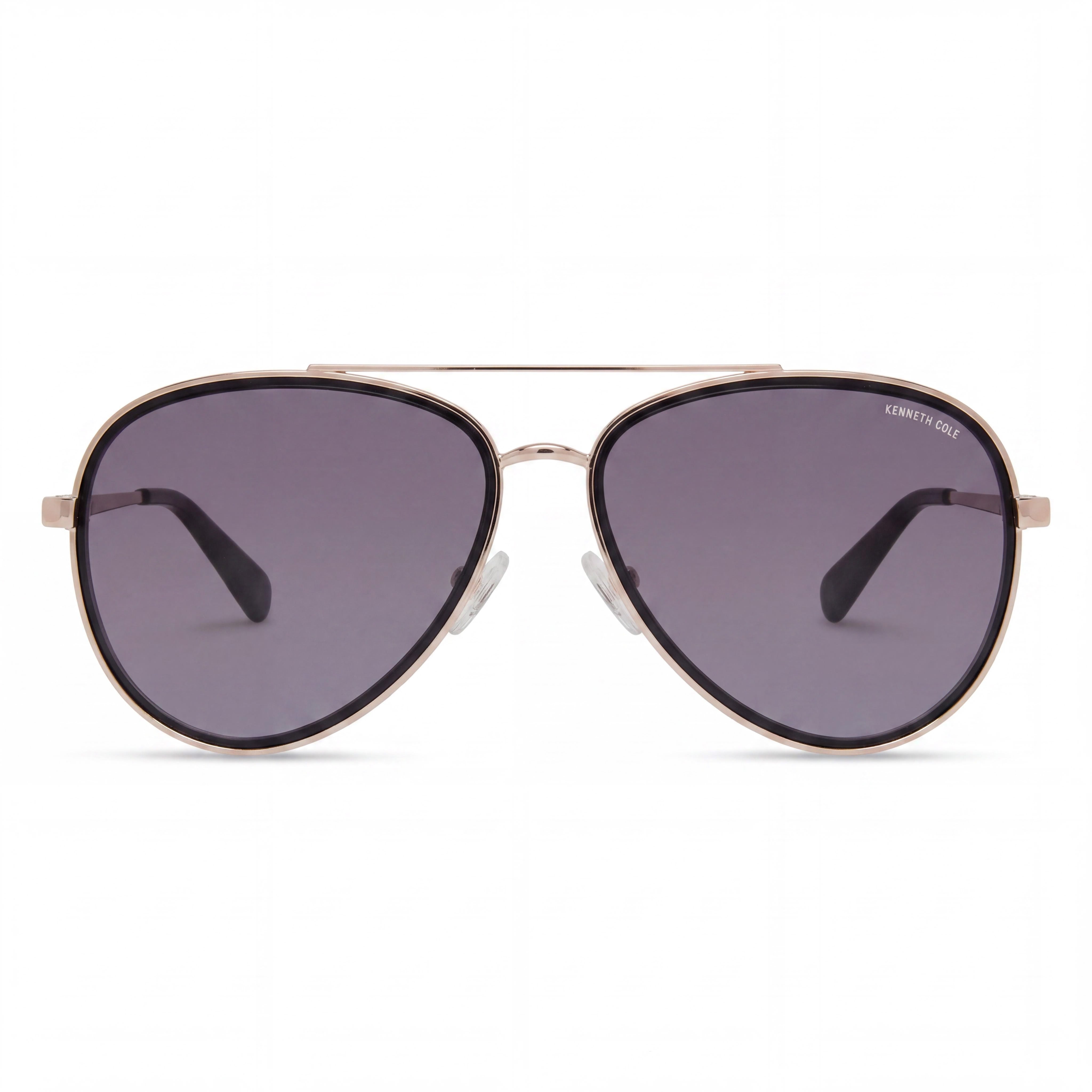 Gafas de sol Kenneth Cole New York Kc5832b para mujer, montura metálica dorada, lentes ahumadas degradadas no polarizadas, 58 mm, Photo 2