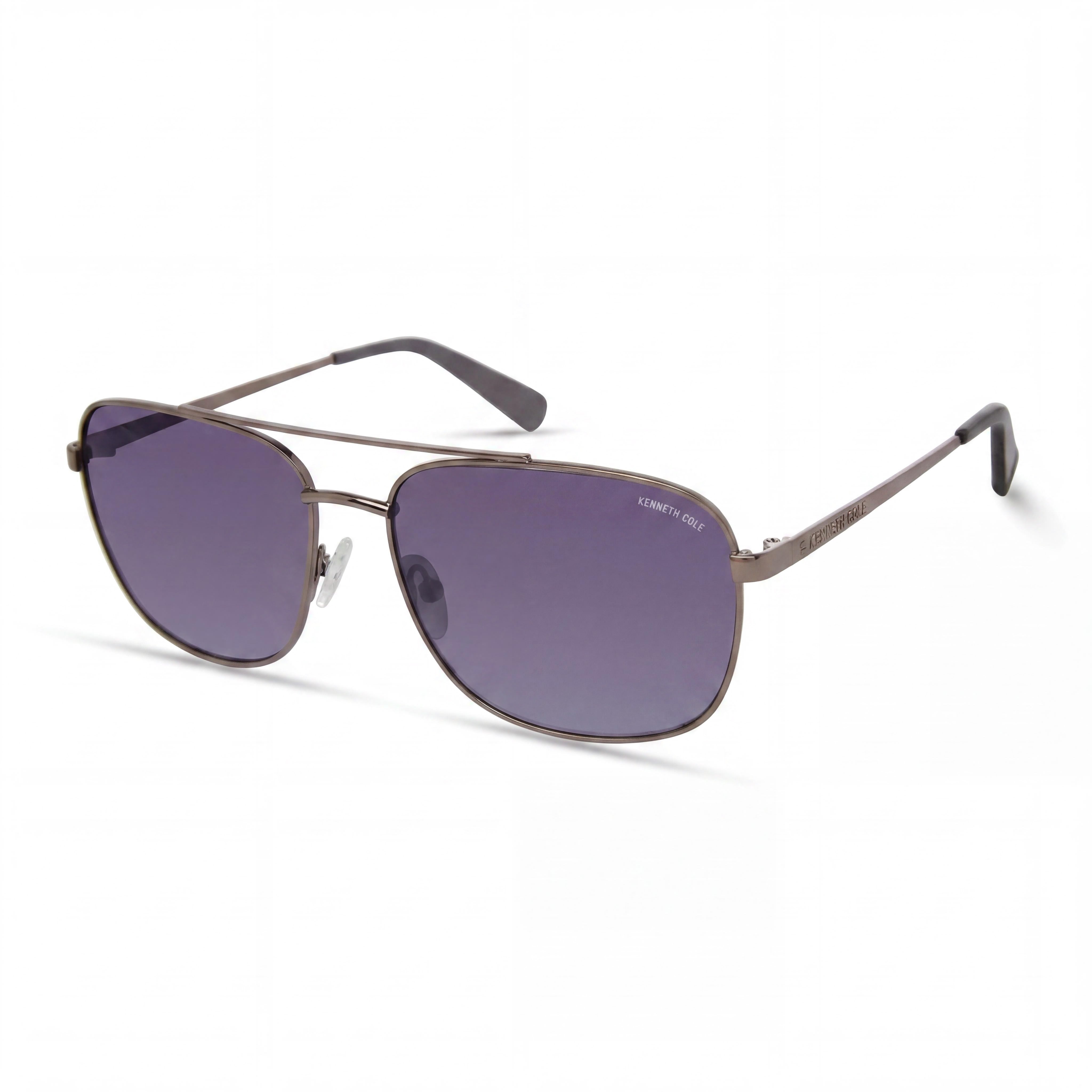 Kenneth Cole KC5906B Smoke Rectangle Sunglasses for Women, 59mm, Photo 1