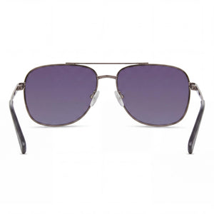 Kenneth Cole KC5906B Rectangle Sunglasses for Women — interior view, Smoke lens detail