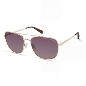 Kenneth Cole Kc5932f Gold Aviator Sunglasses for Women, Gradient Brown lens