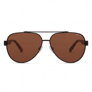 Kenneth Cole KC6001E Aviator Sunglasses for Women — front view, Metal frame