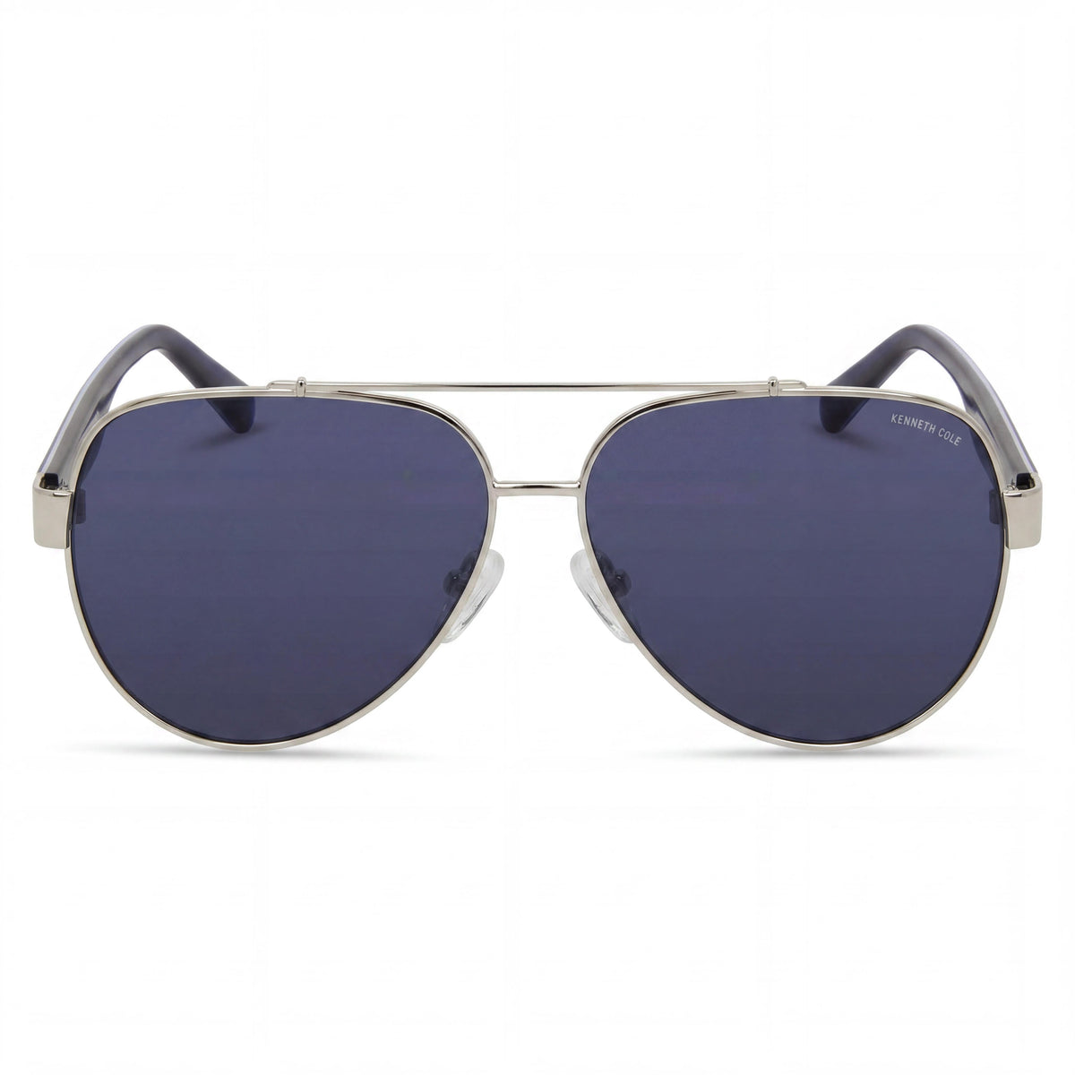 Gafas de sol Kenneth Cole Kc6010v para mujer, de metal, con montura azul níquel y lentes azules de 60 mm, Photo 2