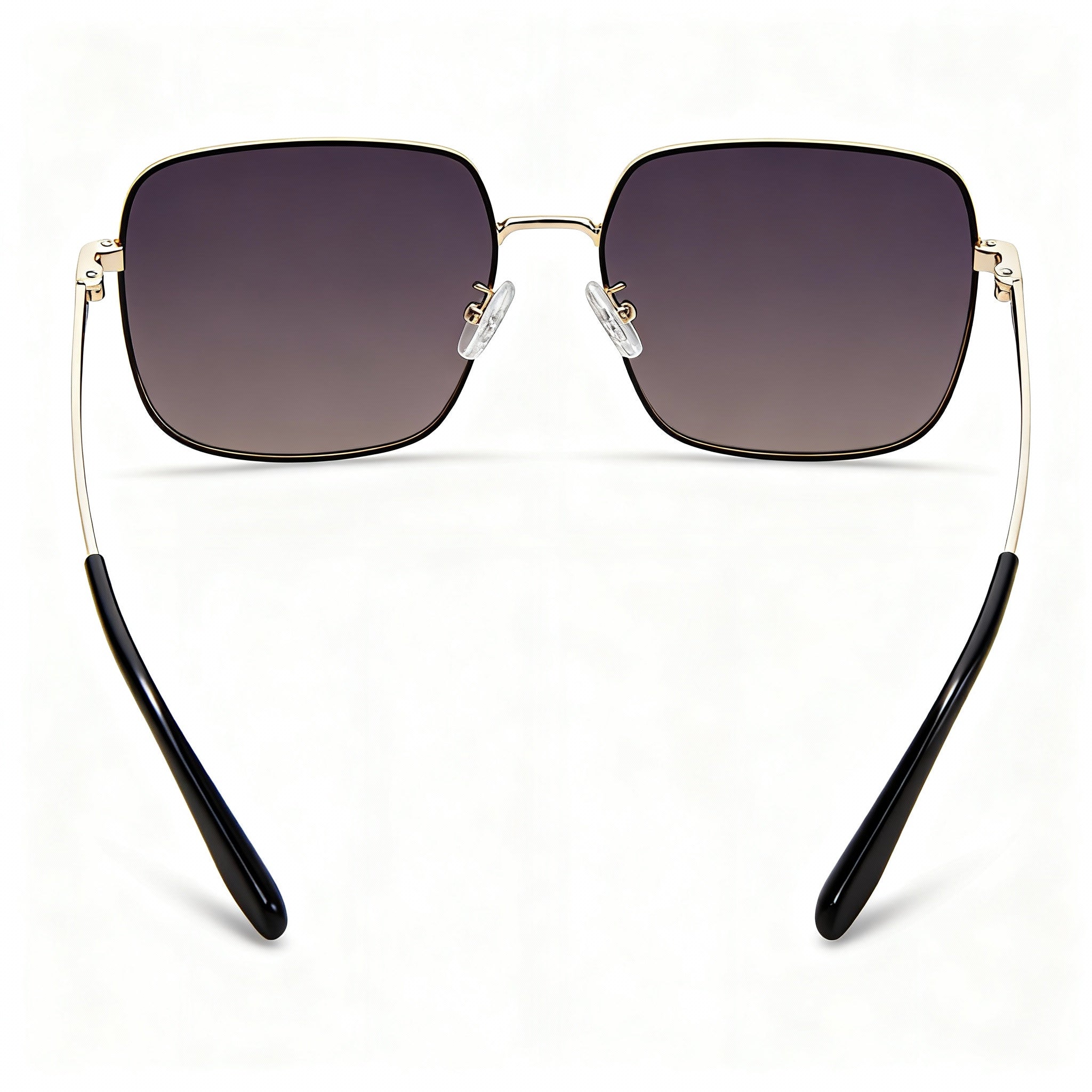 Kenneth Cole KC6032B Gold Smoke Square Sunglasses for Women, 60mm, Photo 2
