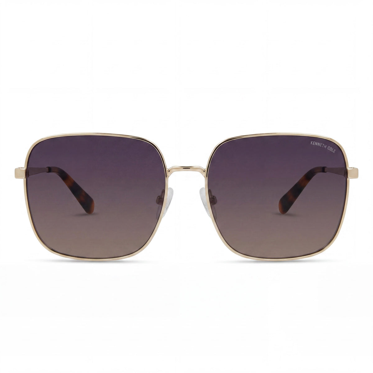 Kenneth Cole Kc6032w Gold Rectangle Sunglasses for Women, 60mm, Photo 2