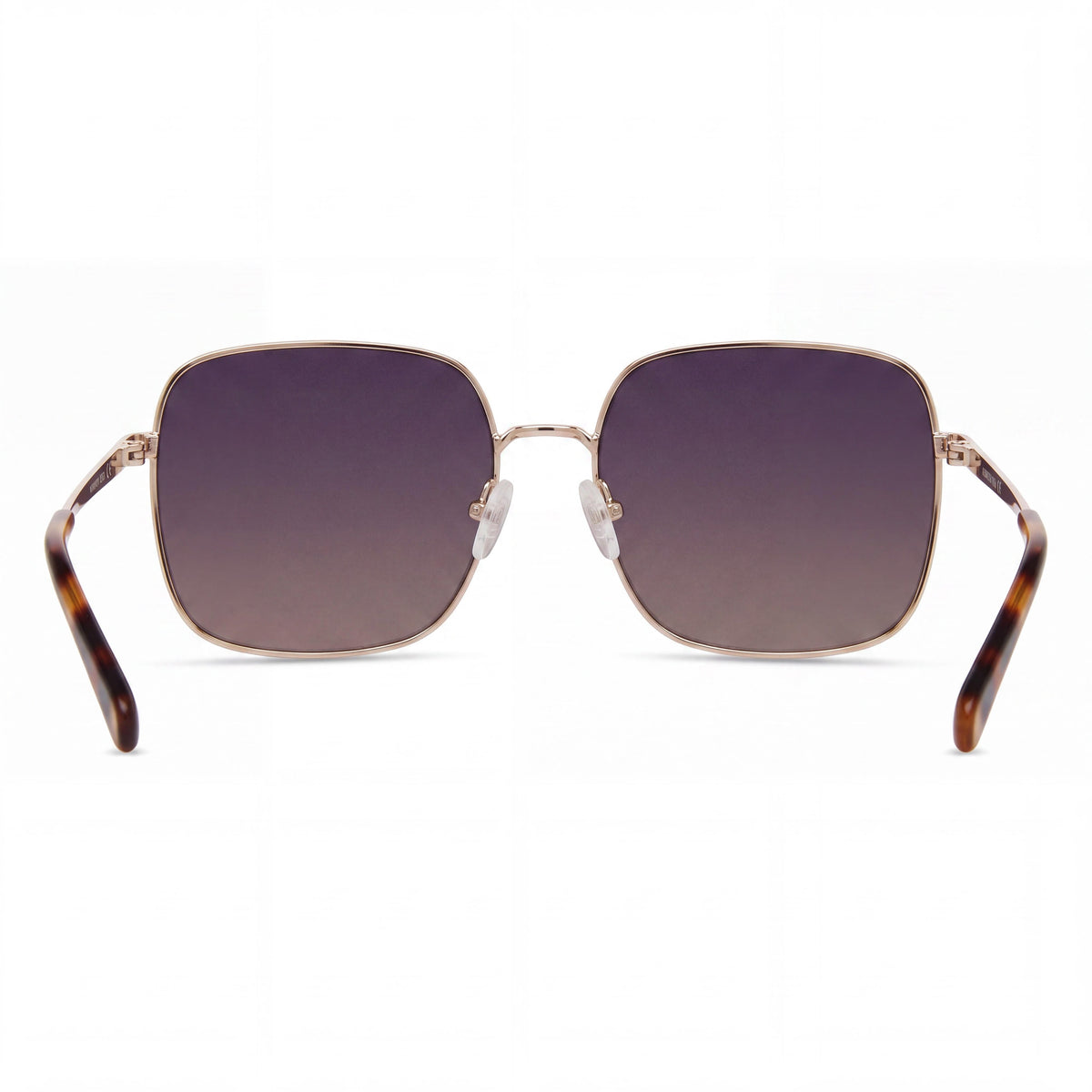 Kenneth Cole KC6032W Gold Rectangle Sunglasses for Women, 60mm, Photo 4
