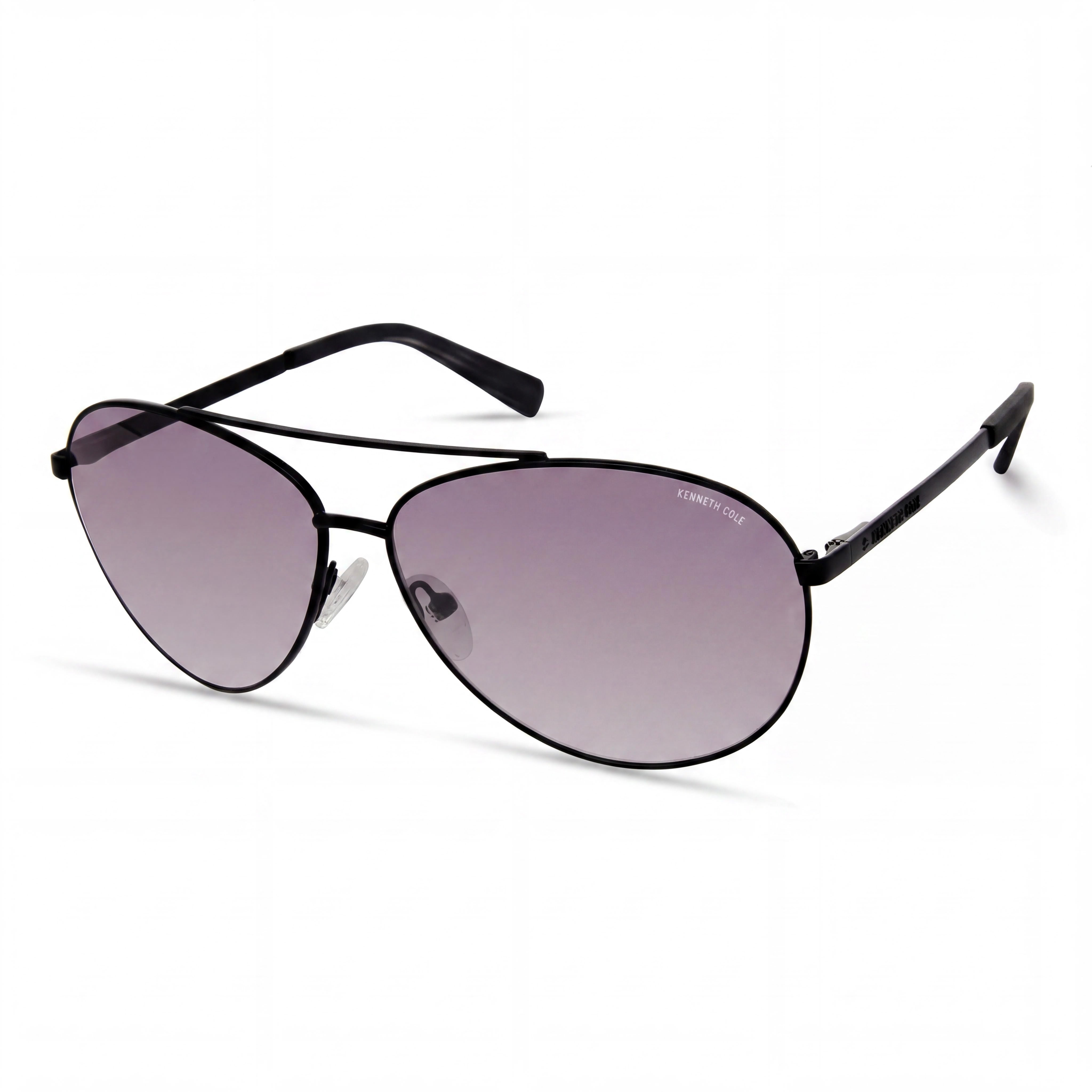 Kenneth Cole KC6302G Black Brown Aviator Sunglasses for Women, 63mm, Photo 1