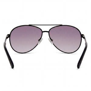 Kenneth Cole KC6302G Aviator Sunglasses Women — side view, Brown lens