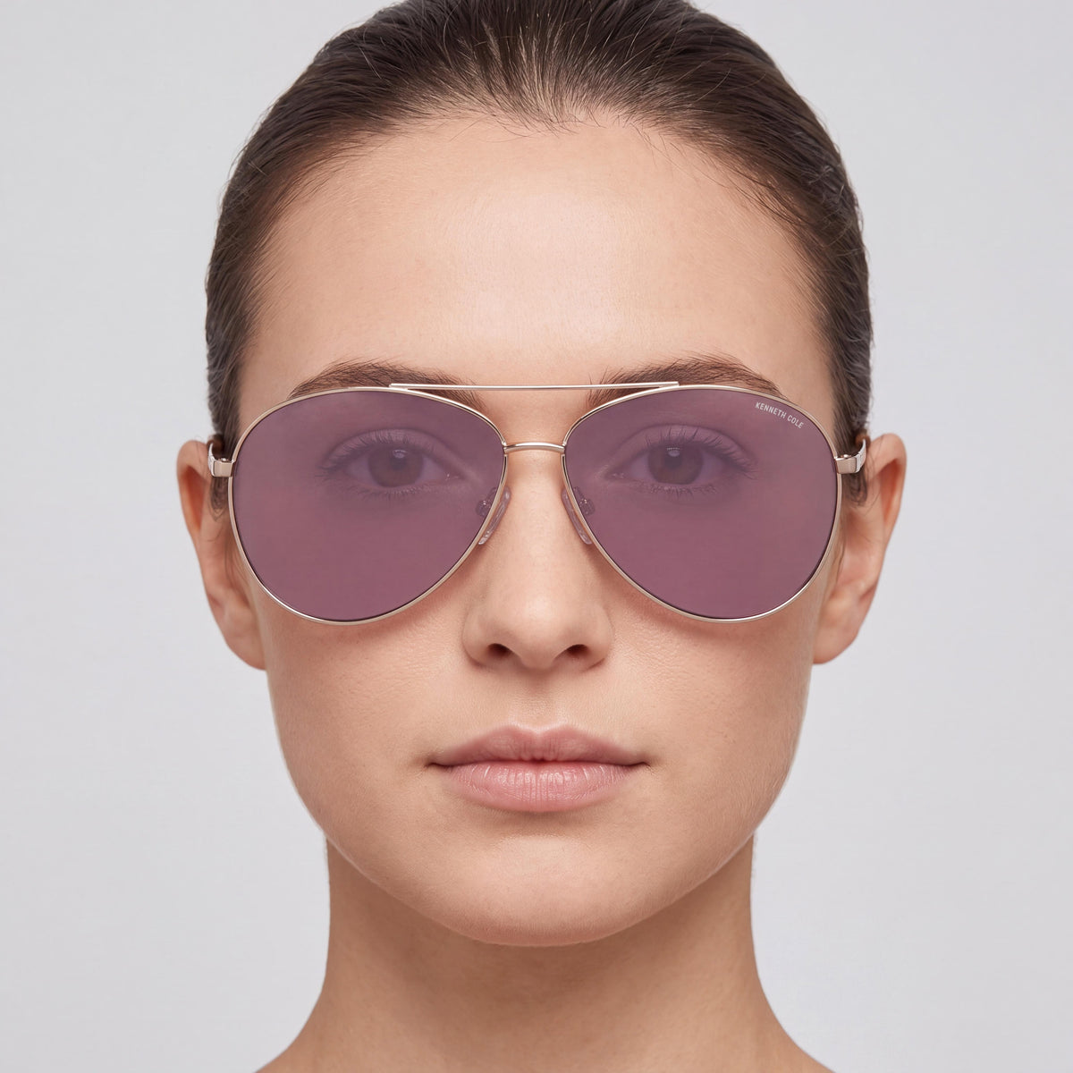 Kenneth Cole Kc6333g Gold Aviator Sunglasses for Women, 63mm, Photo 3