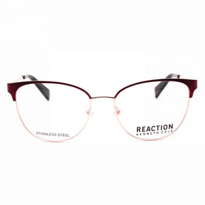 Kenneth Cole REACTION Kc0877 Oval Eyeglasses for Men — front view, Metal