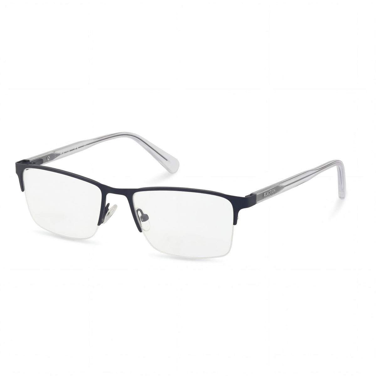 Gafas unisex rectangulares Kenneth Cole REACTION Rn50004 color azul mate, Photo 1