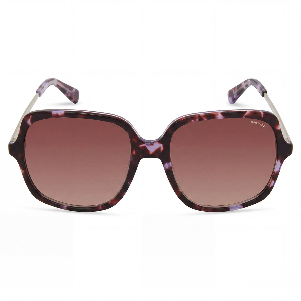 Kenneth Cole Lilac Brown Square Sunglasses for Women, 56mm, Photo 2