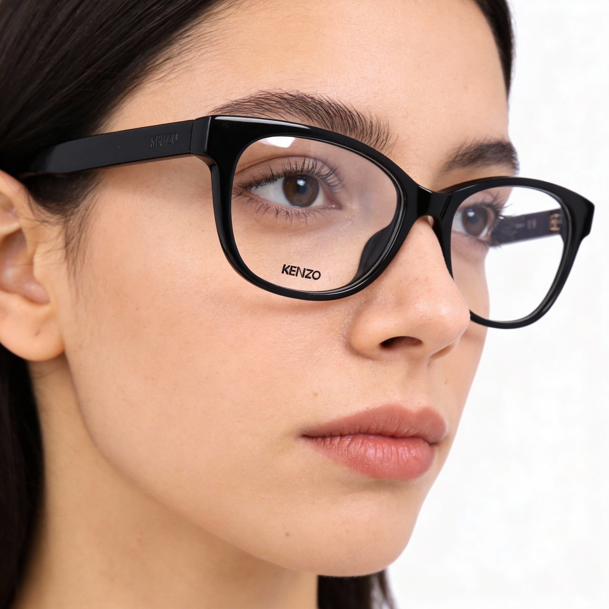 Gafas de sol cuadradas Kenzo KZ50011I negras para mujer, 52mm, Photo 4