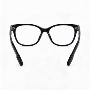 Kenzo KZ50011I Square Eyeglasses Women — side view, Black temples
